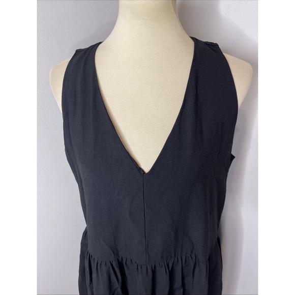 Tuckernuck Pomander Place Black and White Dylan Midi Dress Large‎ L - Picture 6 of 10